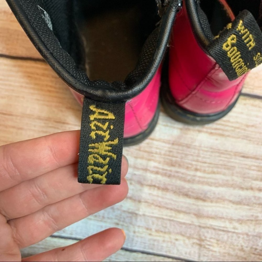 Dr. Martens Pink Boots Size 5 - Picture 7 of 9
